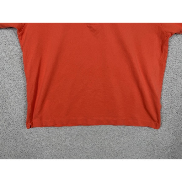 Lacoste Polo Collared Shirt Short Sleeve Logo Classic Fit Coral FR 6 / US XL - Picture 5 of 8